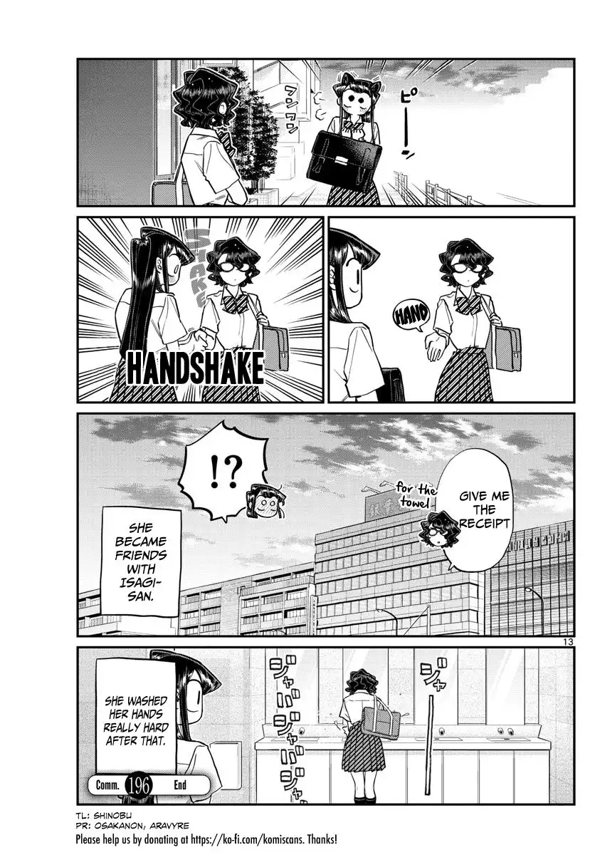 Komi-san wa Komyushou Desu Chapter 196.2 13